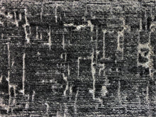 Load image into Gallery viewer, Heavy Duty Abstract Textured Cut Velvet Dark Gray Slate Gray Blue Gray Charcoal Gray MCM Upholstery Fabric