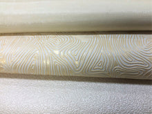 Load image into Gallery viewer, Heavy Duty Commercial Beige Gold Metallic Beige Abstract Beige Textured Faux Leather Upholstery Vinyl