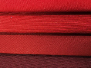 Heavy Duty Organic Cotton / Cotton Blend Scarlet Garnet Red Wine Burgundy Twill Upholstery Drapery Fabric