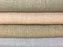Load image into Gallery viewer, Heavy Duty Mid Century Modern MCM Beige Oatmeal Natural Spa Blue Softened Flannel Upholstery Drapery Fabric