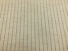 Load image into Gallery viewer, Natural Beige Oatmeal Semi Sheer Woven Stripe Drapery Fabric