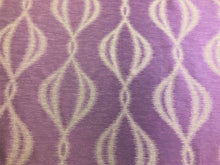 Load image into Gallery viewer, Semi Sheer Lilac Lavender Abstract Geometric Drapery Fabric