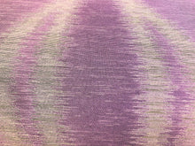 Load image into Gallery viewer, Semi Sheer Lilac Lavender Abstract Geometric Drapery Fabric
