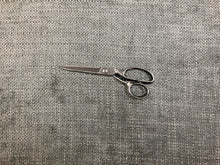 Load image into Gallery viewer, Designer Grey Cream Nubby Chenille Upholstery Fabric