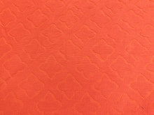 Load image into Gallery viewer, Water &amp; Stain Resistant Orange Coral Abstract Woven Indoor Outdoor Upholstery Drapery Fabric