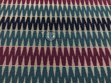 Load image into Gallery viewer, Knoll Textiles Durand Wild Berries Water &amp; Stain Resistant Teal Purple Navy Blue Grey Upholstery Fabric