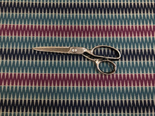 Load image into Gallery viewer, Knoll Textiles Durand Wild Berries Water &amp; Stain Resistant Teal Purple Navy Blue Grey Upholstery Fabric