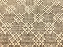 Load image into Gallery viewer, Schumacher Albert Fret Stone Small Scale Woven Geometric Upholstery Fabric