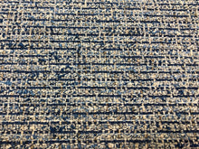 Load image into Gallery viewer, Kravet Kate Spade Cornflower Navy French Blue Grey MCM Boucle Upholstery Fabric