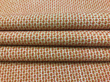Load image into Gallery viewer, 1.5 Yd Designer Woven Coral Beige White Tweed Upholstery Fabric