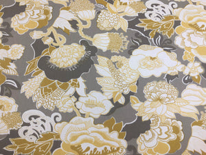 Chinoiserie Xanadu Modern Toile Lemon Drop Yellow Home Fabric by