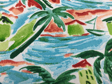 Load image into Gallery viewer, Richloom Solarium Ballyfin Coast Turquoise Aqua Blue Green Coral White Tropical Outdoor Fabric
