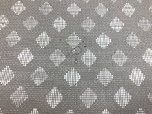 Load image into Gallery viewer, Reversible Designer Grey Off White Water &amp; Stain Resistant Indoor Outdoor Geometric Upholstery Drapery Fabric
