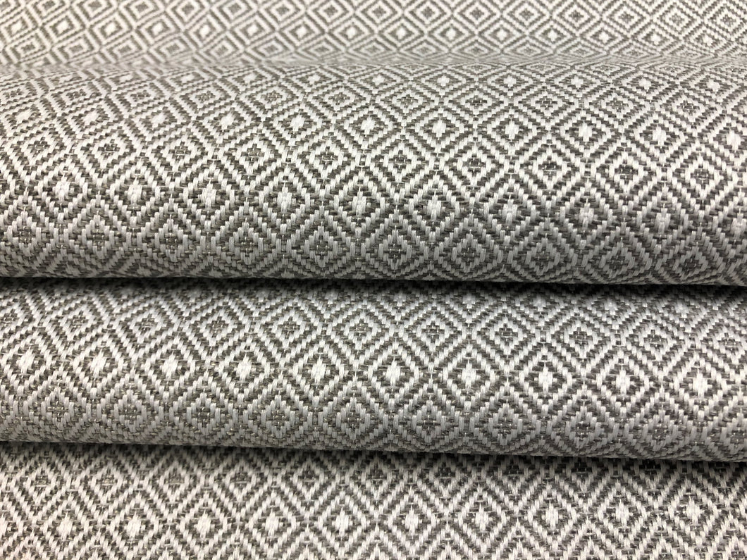Christopher Farr Cloth Mali Indoor Outdoor Saggio Grey Geometric Upholstery Fabric