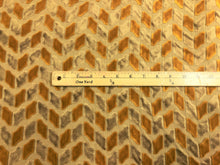 Load image into Gallery viewer, Robert Allen Limoncello Velvet Rope Mustard Gold Tan Epingle Cut Geometric Upholstery Fabric