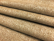 Load image into Gallery viewer, Designer Water &amp; Stain Resistant Beige Wheat Woven Nubby MCM Mid Century Modern Tweed Upholstery Fabric