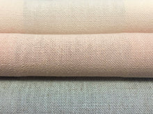 Load image into Gallery viewer, Linen Poly Textured Ivory Pearl Rose Blush Speckled Grey MCM Mid Century Modern Drapery Fabric