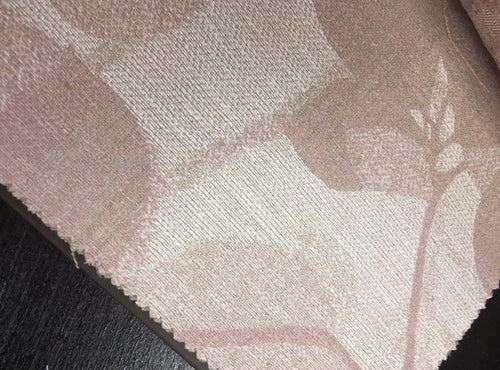 3 Colorways Botanical Leaf Upholstery Fabric Blush Mauve Green Blue