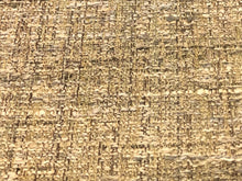Load image into Gallery viewer, Mid Century Modern MCM Woven Textured Grey Beige Cream Taupe Black Tweed Upholstery Drapery Fabric