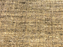 Load image into Gallery viewer, Mid Century Modern MCM Woven Textured Grey Beige Cream Taupe Black Tweed Upholstery Drapery Fabric