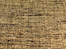 Load image into Gallery viewer, Mid Century Modern MCM Woven Textured Grey Beige Cream Taupe Black Tweed Upholstery Drapery Fabric