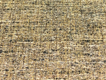 Load image into Gallery viewer, Mid Century Modern MCM Woven Textured Beige Grey Stone French Blue Taupe Tweed Upholstery Drapery Fabric