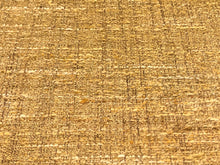 Load image into Gallery viewer, Mid Century Modern MCM Woven Textured Old Gold Yellow Beige Black Chartreuse Olive Green Rose Wine Tweed Upholstery Drapery Fabric