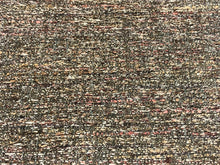 Load image into Gallery viewer, Mid Century Modern MCM Woven Textured Magenta Pink Beige Grey Wine Brown Coral Orange Red Beige Tweed Upholstery Drapery Fabric