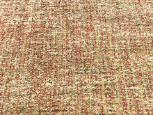 Load image into Gallery viewer, Mid Century Modern MCM Woven Textured Magenta Pink Beige Grey Wine Brown Coral Orange Red Beige Tweed Upholstery Drapery Fabric