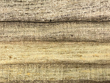 Load image into Gallery viewer, Mid Century Modern MCM Woven Textured Taupe Beige Black Grey Buttercream Greige Tweed Upholstery Drapery Fabric