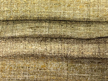 Load image into Gallery viewer, Mid Century Modern MCM Woven Textured Mustard Gold Brass Warm Beige Honey Mustard Tweed Upholstery Drapery Fabric
