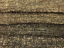 Load image into Gallery viewer, Mid Century Modern MCM Woven Textured Charcoal Cream Grey Black Taupe Tweed Upholstery Drapery Fabric
