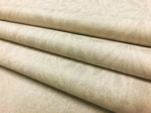 Load image into Gallery viewer, Covington Torrey Grey Silver Metallic Floral Damask Linen Rayon Upholstery Drapery Fabric