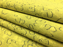 Load image into Gallery viewer, Designer Water &amp; Stain Resistant Indoor Outdoor Gray Yellow Abstract Upholstery Drapery Fabric