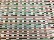 Load image into Gallery viewer, Designer Water &amp; Stain Resistant Beige Off White Green Coral Abstract Geometric Upholstery Drapery Fabric