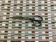 Load image into Gallery viewer, Designer Water &amp; Stain Resistant Beige Off White Green Coral Abstract Geometric Upholstery Drapery Fabric