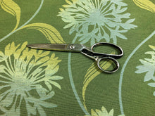 Load image into Gallery viewer, Water &amp; Stain Resistant Sage Green Lime Aqua Floral Upholstery Fabric