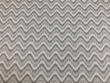 Load image into Gallery viewer, 1.25 Yards Schumacher Bargello Wave Natural Taupe Beige Cream Flamestitch Upholstery Fabric