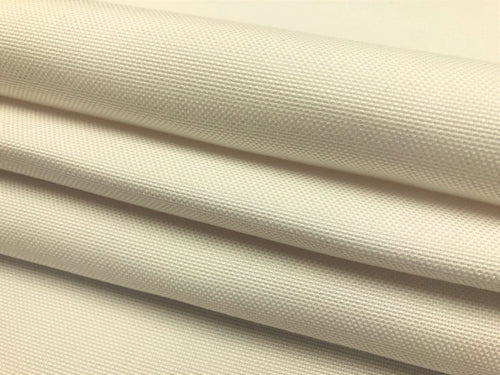 Designer Water & Stain Resistant Indoor Outdoor Off White Canvas Upholstery Drapery Fabric