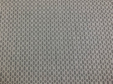 Load image into Gallery viewer, Designer Water &amp; Stain Resistant Grey Off White Woven Geometric Upholstery Fabric