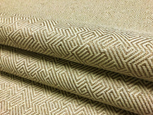 Load image into Gallery viewer, Designer Abstract Geometric Beige Taupe Upholstery Fabric