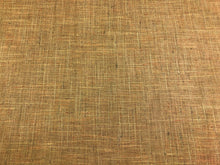 Load image into Gallery viewer, Designer Woven MCM Mid Century Modern Linen Flax Orange Grey Tweed Upholstery Drapery Fabric
