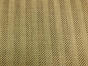 Designer Brown Mustard Gold Cream Herringbone Tweed Upholstery Drapery Fabric