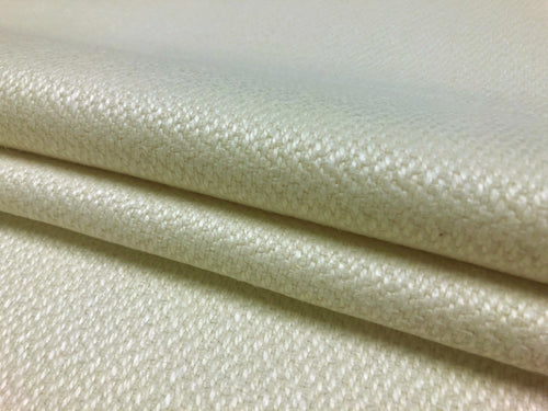 Designer Linen Flax Cream Woven MCM Mid Century Modern Upholstery Fabric
