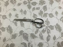 Load image into Gallery viewer, Designer Water &amp; Stain Resistant Greige Taupe Abstract Leaf Upholstery Drapery Fabric