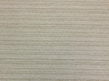 Load image into Gallery viewer, Designer Water &amp; Stain Resistant Indoor Outdoor Off White Taupe Neutral Textured Stripe Upholstery Fabric