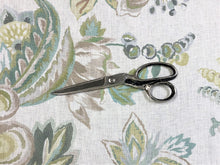 Load image into Gallery viewer, Lee Jofa Augustine Print Celadon Green Ivory Seafoam Taupe Floral Linen Fabric