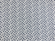 Load image into Gallery viewer, Alex Conroy Mughal Lattice Small Reverse Indigo Navy Blue White Geometric Linen Fabric
