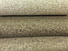 Load image into Gallery viewer, Water &amp; Stain Resistant Oyster Beige Taupe Silver Metallic Flax Greige MCM Mid Century Modern Tweed Upholstery Fabric