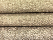 Load image into Gallery viewer, Water &amp; Stain Resistant Sand Beige Metallic Greige Ecru MCM Mid Century Modern Tweed Upholstery Fabric